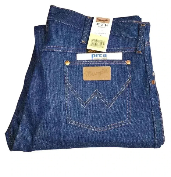 Deadstock vintage 13mwz Wrangler jeans ProRodeo Size 37x34 - Picture 1 of 10